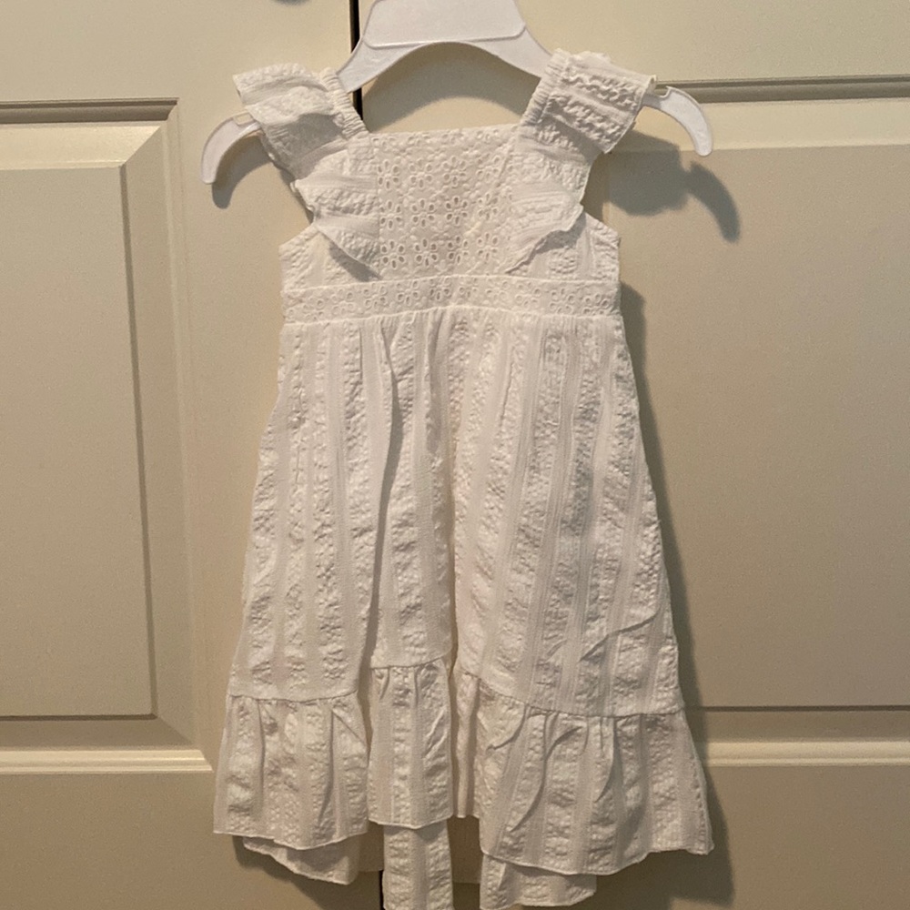 18 month white dress toddler